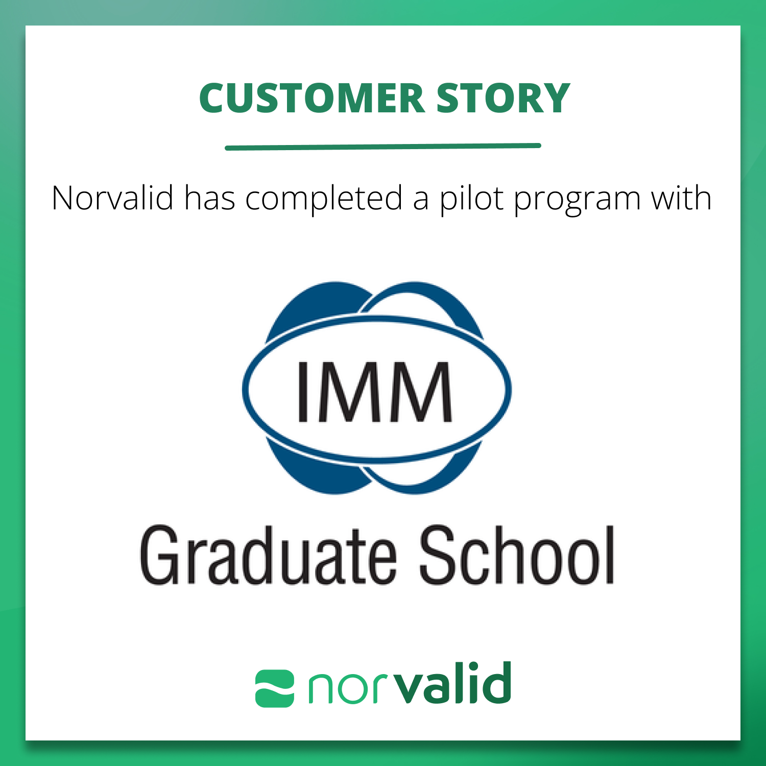 IMM Customer Story